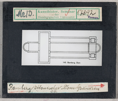 Vorschaubild Bamberg: Dom, Ottonischer Bau, Grundriss 